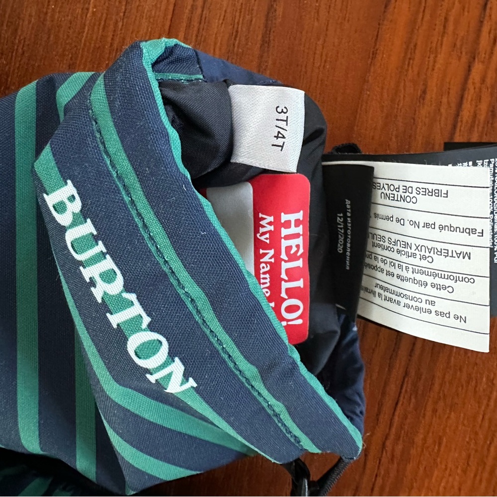 BURTON GROM MITTENS TODDLERS